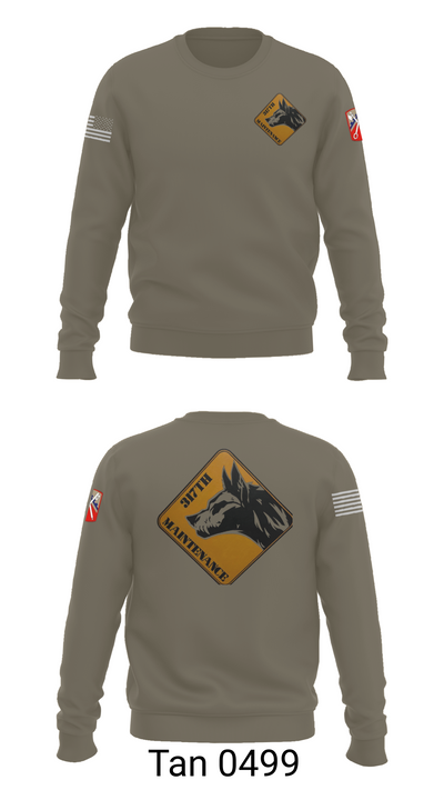 317th support maintenance company 3788646 Crew Neck Sweatshirt - 65