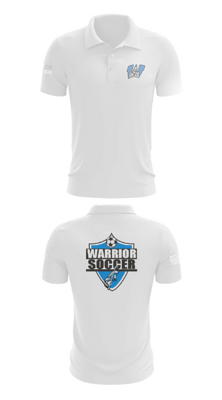 Short Sleeve Performance Polo, Willowbrook Warriors, Men's Soccer, Teamtime, Team time, sublimation, custom sports apparel, team uniforms, spirit wear, spiritwear, sports uniforms, custom shirts, team store, custom team store, fundraiser sports, apparel fundraiser