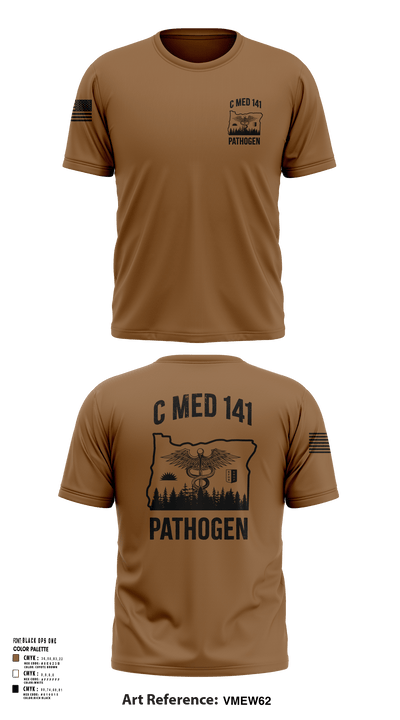 C MED 141 64606356 Short Sleeve Performance Shirt - 121