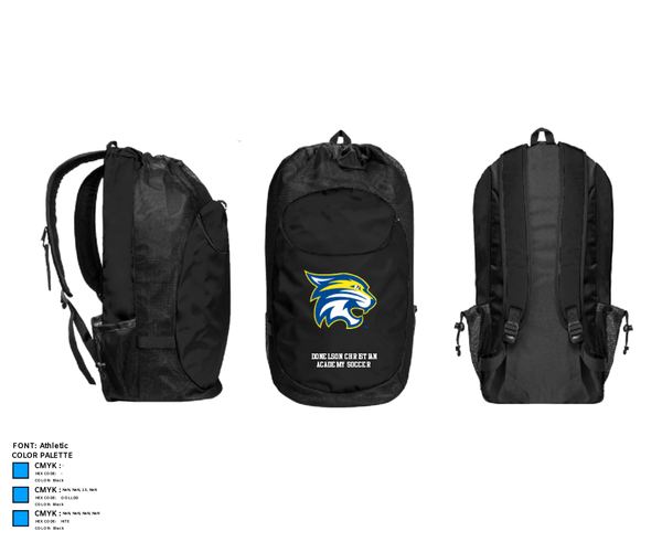 Gear Bag, Donelson Christian Academy Soccer, Men's Soccer, Teamtime, Team time, sublimation, custom sports apparel, team uniforms, spirit wear, spiritwear, sports uniforms, custom shirts, team store, custom team store, fundraiser sports, apparel fundraiser