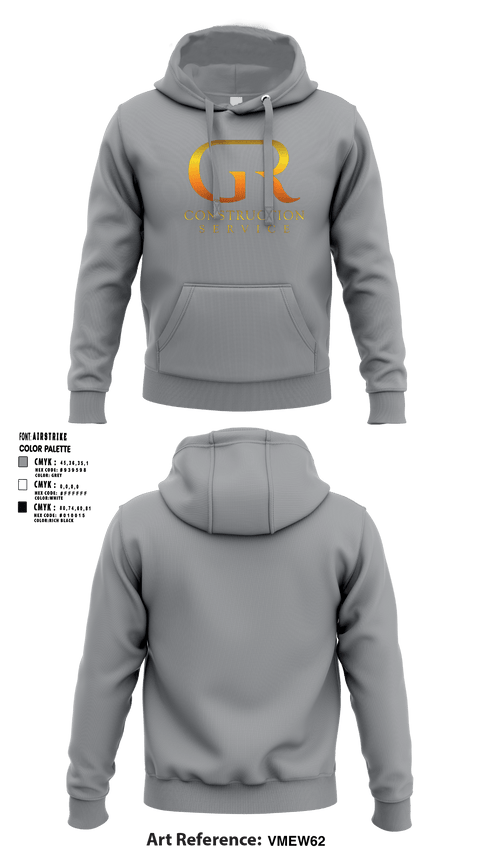 Hoodie, GR CONSTRUCTION SERVICE, , Teamtime, Team time, sublimation, custom sports apparel, team uniforms, spirit wear, spiritwear, sports uniforms, custom shirts, team store, custom team store, fundraiser sports, apparel fundraiser