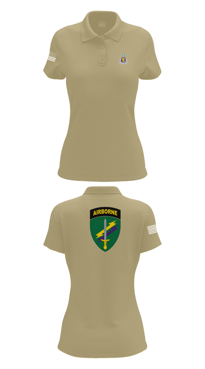 Civil Affairs Schoolhouse 5293701 Women's Short Sleeve Performance Polo  - 95