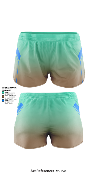 Womens Shorts, Zero latency VR, , Teamtime, Team time, sublimation, custom sports apparel, team uniforms, spirit wear, spiritwear, sports uniforms, custom shirts, team store, custom team store, fundraiser sports, apparel fundraiser