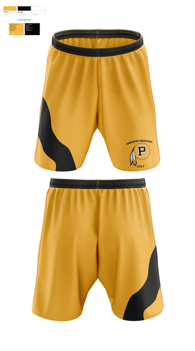 Pontotoc Warriors 5056455 Athletic Shorts With Pockets - 2