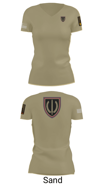 KSK 32447912 Women's Short Sleeve V-neck Shirt - 88