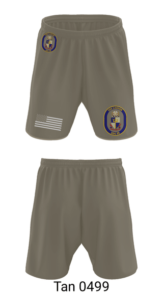 Athletic Shorts With Pockets, USS LABOON - DDG 58, Navy, Teamtime, Team time, sublimation, custom sports apparel, team uniforms, spirit wear, spiritwear, sports uniforms, custom shirts, team store, custom team store, fundraiser sports, apparel fundraiser