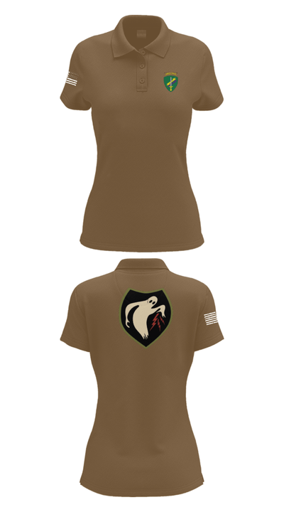 325th Tactical PSYOP Co. (A) 55785054 Women's Short Sleeve Performance Polo  - 15
