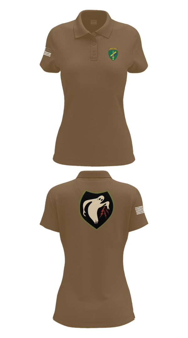 Women's Short Sleeve Performance Polo, 325th Tactical PSYOP Co. (A), Army, Teamtime, Team time, sublimation, custom sports apparel, team uniforms, spirit wear, spiritwear, sports uniforms, custom shirts, team store, custom team store, fundraiser sports, apparel fundraiser