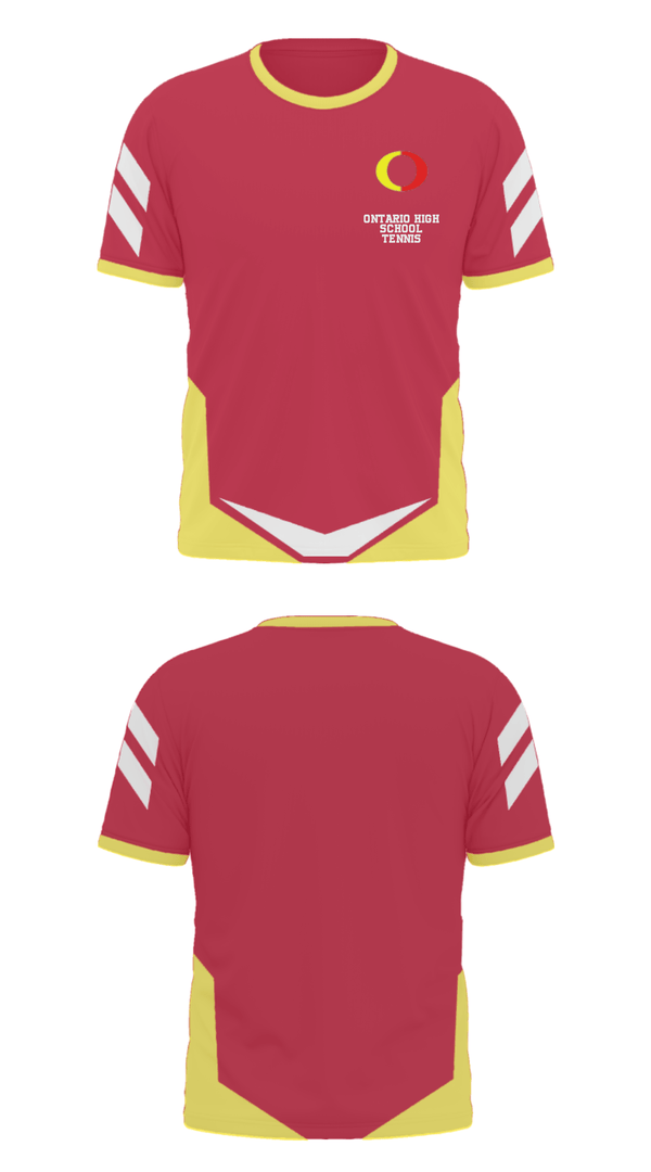 Short Sleeve Performance Polo, Ontario High School Tennis, Tennis, Teamtime, Team time, sublimation, custom sports apparel, team uniforms, spirit wear, spiritwear, sports uniforms, custom shirts, team store, custom team store, fundraiser sports, apparel fundraiser