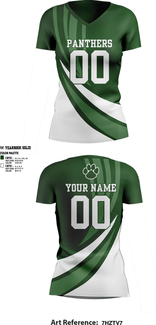 Womens Short Sleeve Vneck Shirt, Panthers Volleyball, Women's Volleyball, Teamtime, Team time, sublimation, custom sports apparel, team uniforms, spirit wear, spiritwear, sports uniforms, custom shirts, team store, custom team store, fundraiser sports, apparel fundraiser