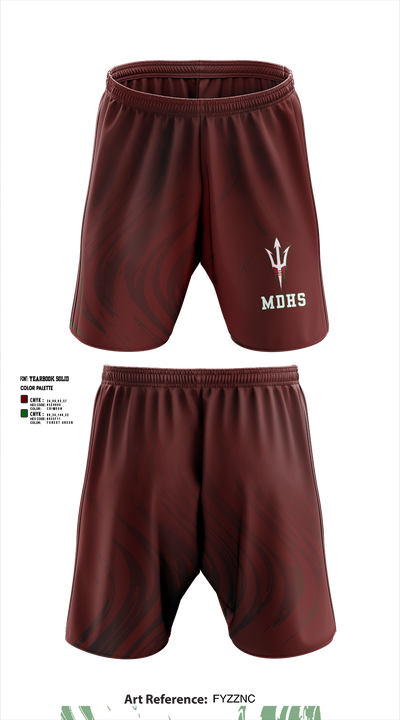 Mount Diablo High School Swimming 26368182 Athletic Shorts With Pockets - 1