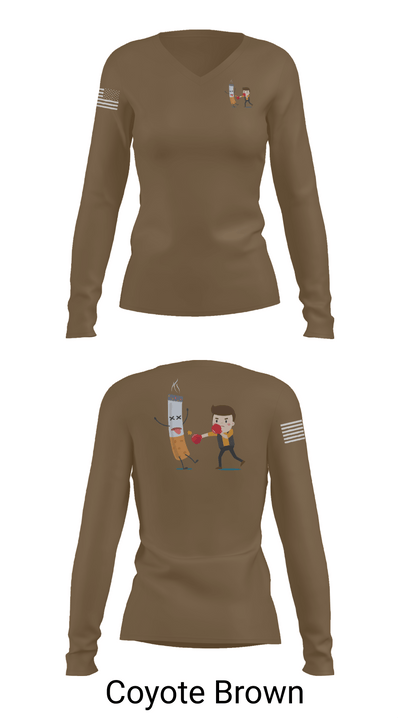 La droga niños 95132385 Women's Long Sleeve V-neck Shirt - 16