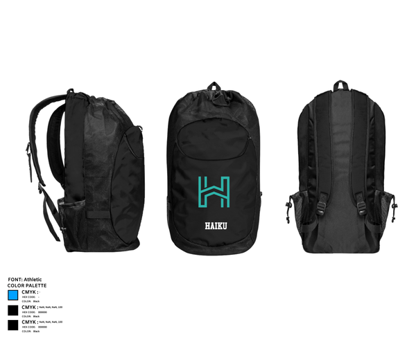 Gear Bag, Haiku, , Teamtime, Team time, sublimation, custom sports apparel, team uniforms, spirit wear, spiritwear, sports uniforms, custom shirts, team store, custom team store, fundraiser sports, apparel fundraiser
