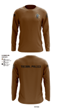 Eastern Shawnee Tribal Police 67427450 Long Sleeve Performance Shirt - 8