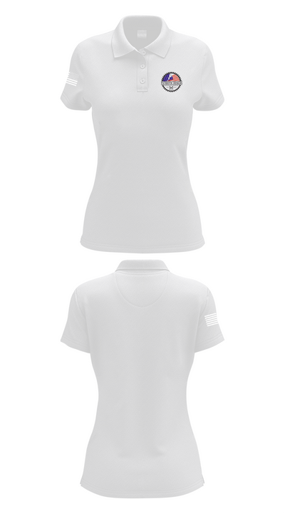 Patriotic Designs & CNC 16336265 Women's Short Sleeve Performance Polo  - 17