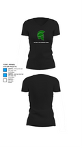 William H. Ray Elementary School 68027216 Women's Short Sleeve V-neck Shirt - 37