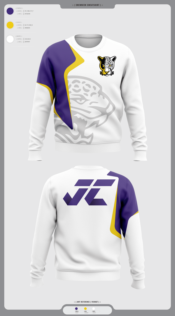 Crew Neck Sweatshirt, Jacksonville College Cross Country, Cross Country, Teamtime, Team time, sublimation, custom sports apparel, team uniforms, spirit wear, spiritwear, sports uniforms, custom shirts, team store, custom team store, fundraiser sports, apparel fundraiser