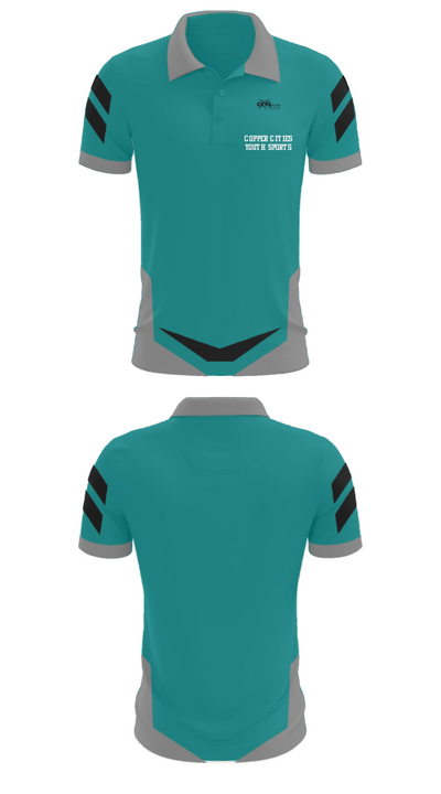 Copper Cities Youth Sports 81576985 Short Sleeve Performance Polo - 70