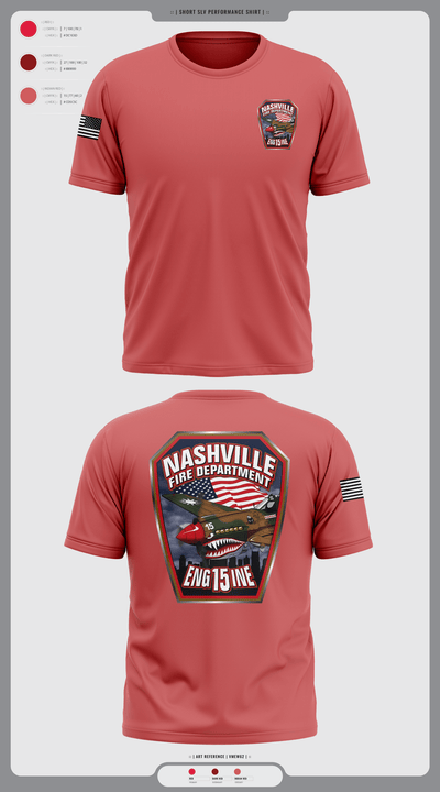 Engine 15 4145727 Short Sleeve Performance Shirt - 3