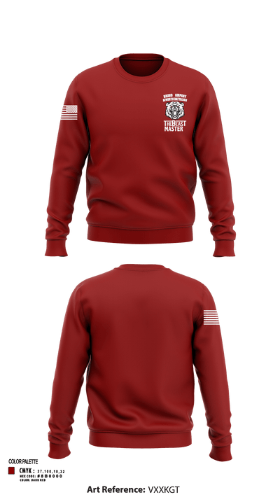 Bravo Company 3743173 Crew Neck Sweatshirt - 115