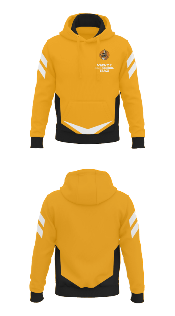 Hoodie, Warwick High School Track, Track & Field, Teamtime, Team time, sublimation, custom sports apparel, team uniforms, spirit wear, spiritwear, sports uniforms, custom shirts, team store, custom team store, fundraiser sports, apparel fundraiser