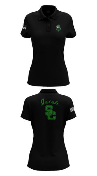 Womens Short Sleeve Performance Polo, Springfield Catholic High School Soccer, Men's Soccer, Teamtime, Team time, sublimation, custom sports apparel, team uniforms, spirit wear, spiritwear, sports uniforms, custom shirts, team store, custom team store, fundraiser sports, apparel fundraiser