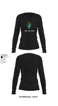 Charlie “Chaos” Company 47870658 Women's Long Sleeve V-neck Shirt - 22