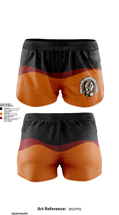WorldSalsaRadio.com 15041477 Women's Shorts - 1