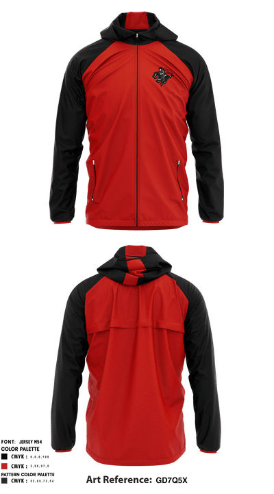 Sam Rayburn Middle School Soccer 53581455 Windbreaker - 39