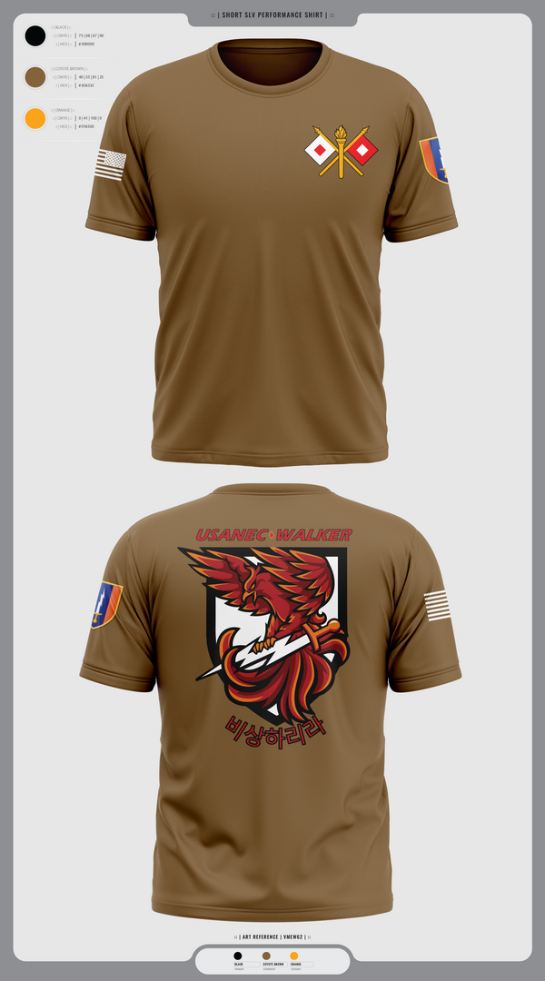Old School Cotton Feel Shirt, USANEC-WALKER, Army, Teamtime, Team time, sublimation, custom sports apparel, team uniforms, spirit wear, spiritwear, sports uniforms, custom shirts, team store, custom team store, fundraiser sports, apparel fundraiser