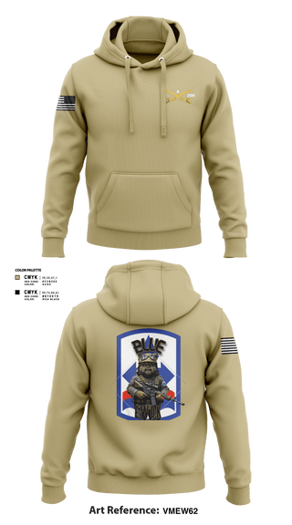 Hoodie, Bad boyzBlue Ewok, Army, Teamtime, Team time, sublimation, custom sports apparel, team uniforms, spirit wear, spiritwear, sports uniforms, custom shirts, team store, custom team store, fundraiser sports, apparel fundraiser