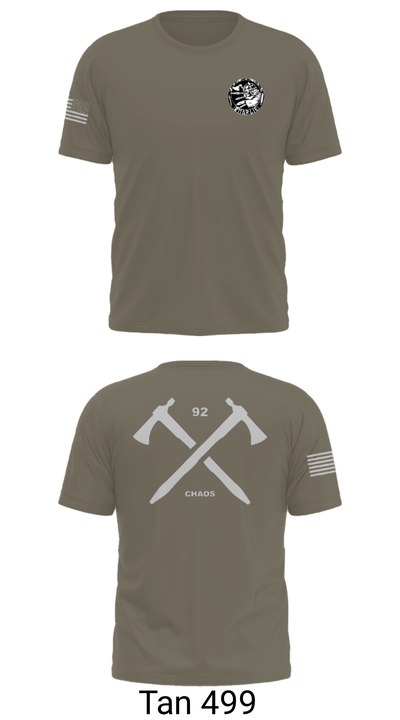 C Co 92nd CA 93661322 Short Sleeve Performance Shirt - 16