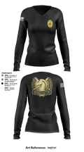HCSO CNT 41668250 Women's Long Sleeve V-neck Shirt - 3