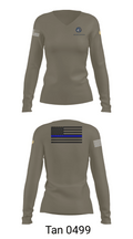 NAVAL SUPPORT ACTIVITY BETHESDA SECURITY FORCES 28838405 Women's Long Sleeve V-neck Shirt - 73