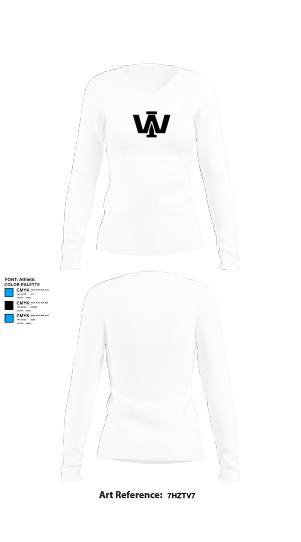 Womens Long Sleeve Vneck Shirt 1, Welding Improvement, , Teamtime, Team time, sublimation, custom sports apparel, team uniforms, spirit wear, spiritwear, sports uniforms, custom shirts, team store, custom team store, fundraiser sports, apparel fundraiser