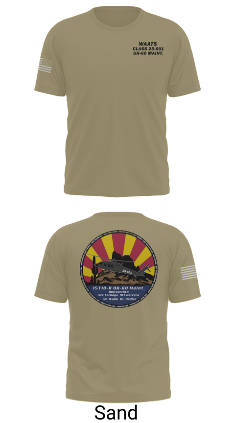 Short Sleeve Performance Shirt, WAATS 15T10 CLASS 25-001, , Teamtime, Team time, sublimation, custom sports apparel, team uniforms, spirit wear, spiritwear, sports uniforms, custom shirts, team store, custom team store, fundraiser sports, apparel fundraiser