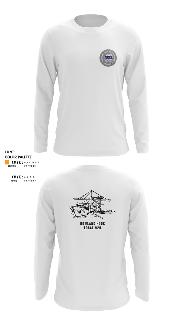 Long Sleeve Performance Shirt, Howland Hook Marine Terminal, , Teamtime, Team time, sublimation, custom sports apparel, team uniforms, spirit wear, spiritwear, sports uniforms, custom shirts, team store, custom team store, fundraiser sports, apparel fundraiser