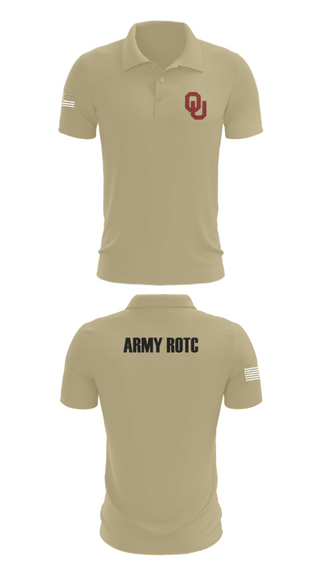 Short Sleeve Performance Polo, OU Army ROTC, Army, Teamtime, Team time, sublimation, custom sports apparel, team uniforms, spirit wear, spiritwear, sports uniforms, custom shirts, team store, custom team store, fundraiser sports, apparel fundraiser