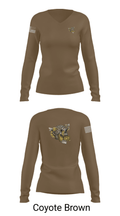 C-10 TRP white platoon 11255511 Women's Long Sleeve V-neck Shirt - 17
