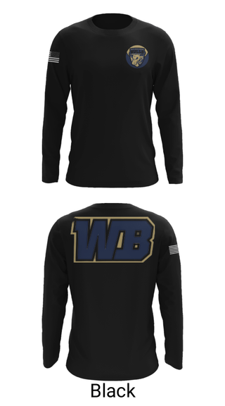 Long Sleeve Performance Shirt, West Boca Raton Community High School Lacrosse, Women's Lacrosse, Teamtime, Team time, sublimation, custom sports apparel, team uniforms, spirit wear, spiritwear, sports uniforms, custom shirts, team store, custom team store, fundraiser sports, apparel fundraiser
