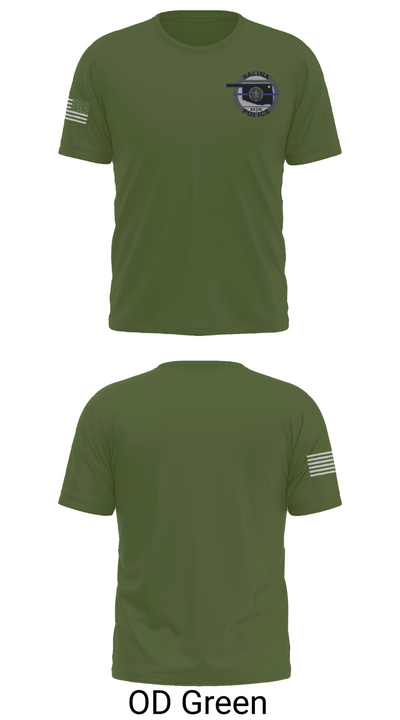 Salina Police Department 80240823 Old School Cotton Feel Shirt - 48