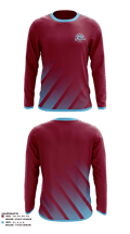 Talladega College Soccer 37186136 Long Sleeve Performance Polo - 1