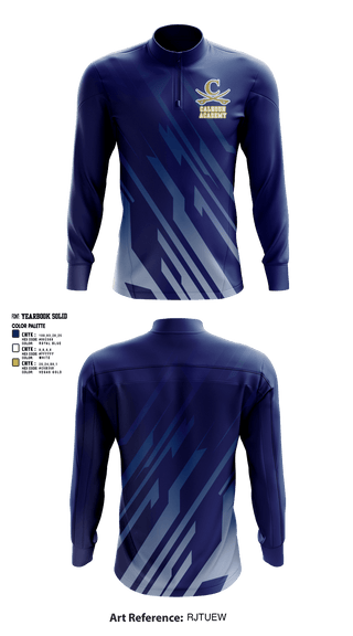 Quarter Zip Jacket, Calhoun Academy Basketball, Men's Basketball, Teamtime, Team time, sublimation, custom sports apparel, team uniforms, spirit wear, spiritwear, sports uniforms, custom shirts, team store, custom team store, fundraiser sports, apparel fundraiser