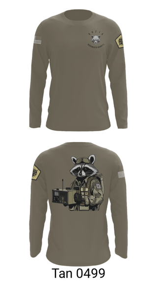 Long Sleeve Performance Shirt, Node 66216 Bandwidth Bandits, Army, Teamtime, Team time, sublimation, custom sports apparel, team uniforms, spirit wear, spiritwear, sports uniforms, custom shirts, team store, custom team store, fundraiser sports, apparel fundraiser