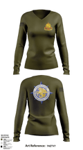 773rd transportation company 77722700 Women's Long Sleeve V-neck Shirt - 131