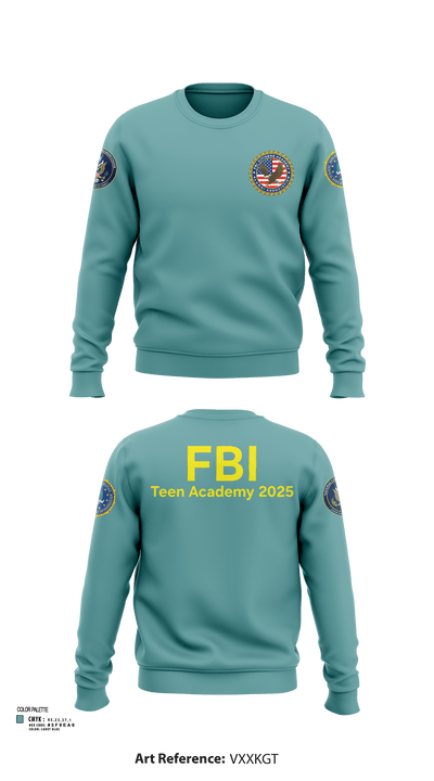 FBI Citizens Academy 38142590 Crew Neck Sweatshirt - 102