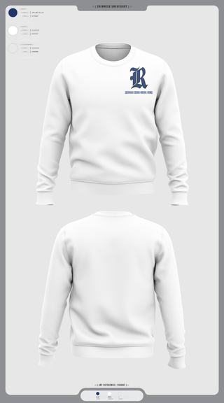 Crew Neck Sweatshirt, Ringgold High School Cheer, Cheer, Teamtime, Team time, sublimation, custom sports apparel, team uniforms, spirit wear, spiritwear, sports uniforms, custom shirts, team store, custom team store, fundraiser sports, apparel fundraiser