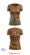 Lb electric 75532931 Women's Short Sleeve V-neck Shirt - 119