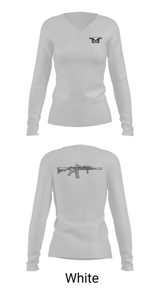 Womens Long Sleeve Vneck Shirt, Tactical Miami Training, Space Force, Teamtime, Team time, sublimation, custom sports apparel, team uniforms, spirit wear, spiritwear, sports uniforms, custom shirts, team store, custom team store, fundraiser sports, apparel fundraiser