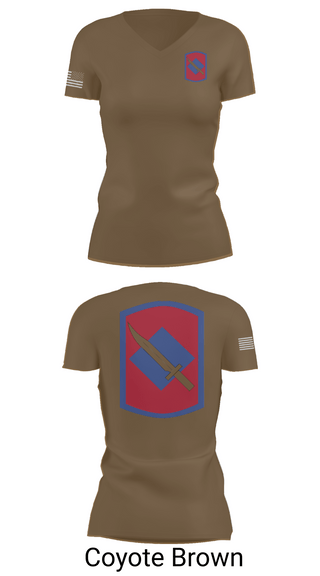Womens Short Sleeve Vneck Shirt, 39th Infantry Brigade, , Teamtime, Team time, sublimation, custom sports apparel, team uniforms, spirit wear, spiritwear, sports uniforms, custom shirts, team store, custom team store, fundraiser sports, apparel fundraiser